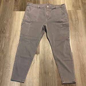 American Eagle womens gray Next Level Stretch skinny jeans size US 24 regular